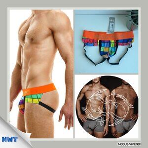 Modus Vivendi - Inclusive Fly Jockstrap in Orange (L)